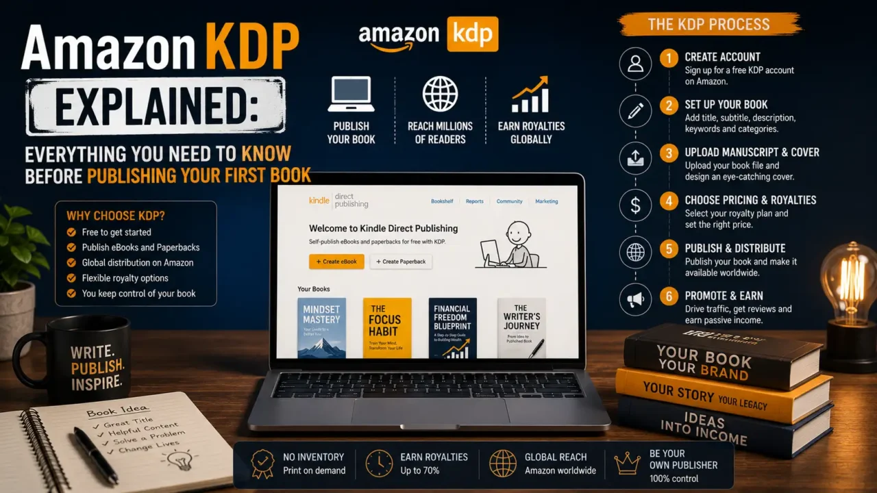 Amazon KDP Explained: Everything You Need to Know Before Publishing Your First Book