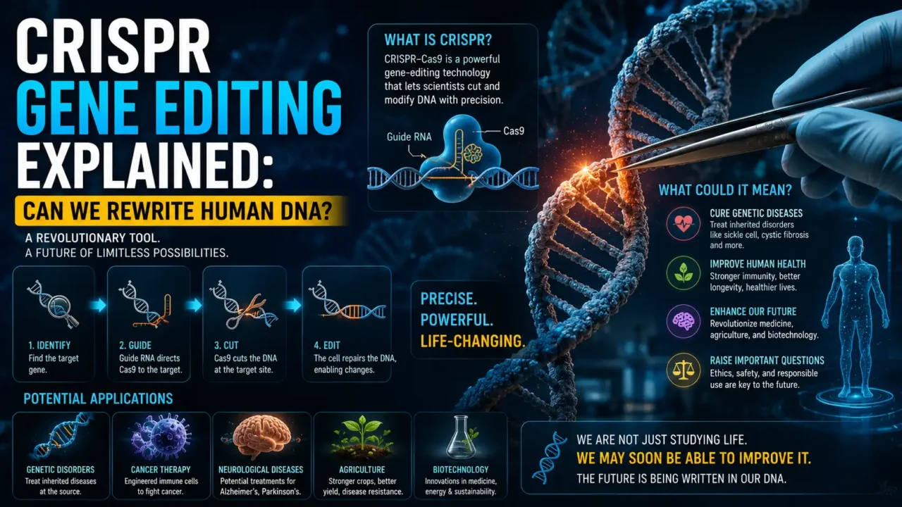 CRISPR Gene Editing Explained: Can We Rewrite Human DNA?