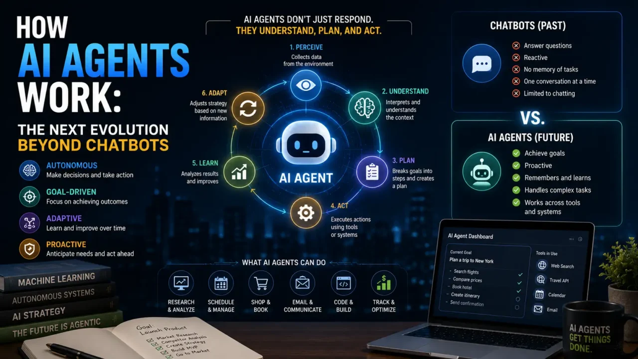 How AI Agents Work: The Next Evolution Beyond Chatbots