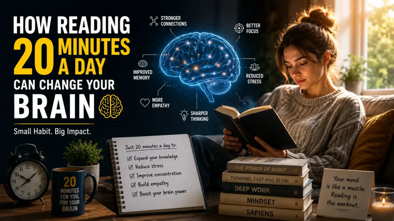 How Reading 20 Minutes a Day Can Change Your Brain