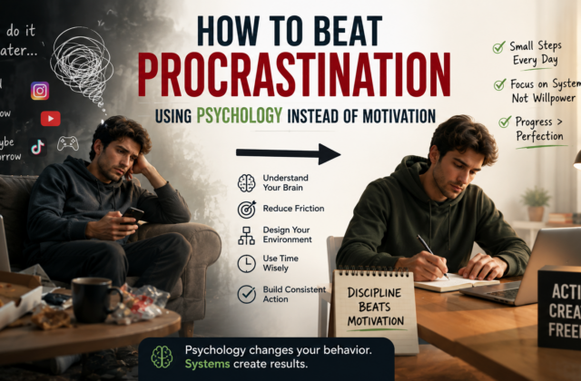 How to Beat Procrastination Using Psychology Instead of Motivation