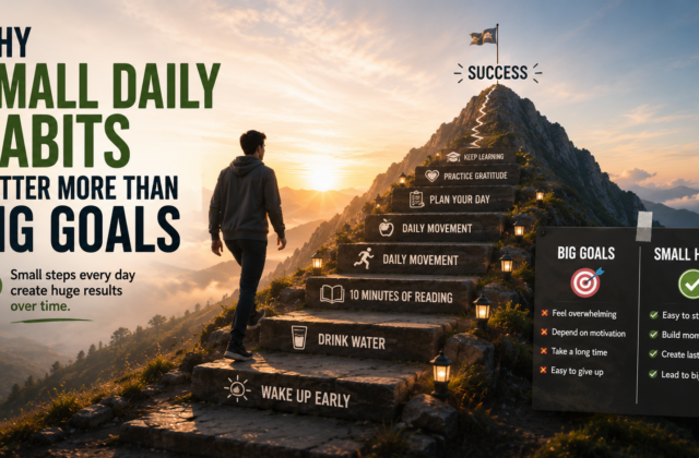 Why Small Daily Habits Matter More Than Big Goals
