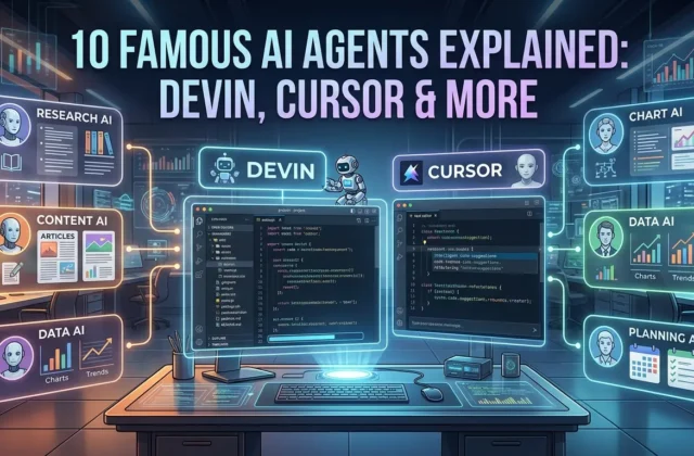 10 Famous AI Agents Explained: Devin, Cursor & More