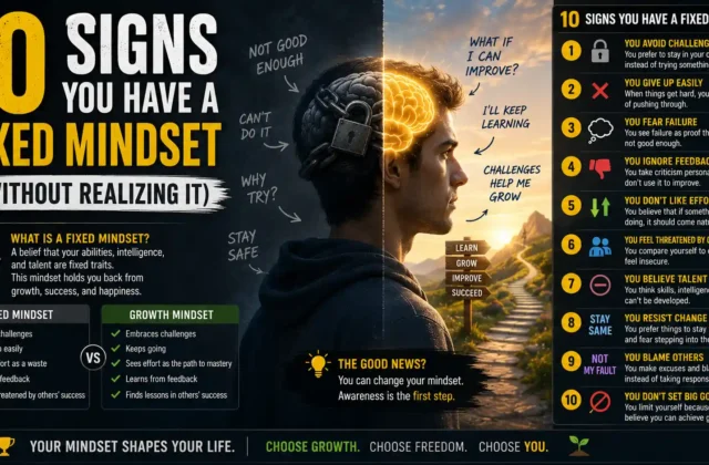 10 Signs You Have a Fixed Mindset (Without Realizing It)