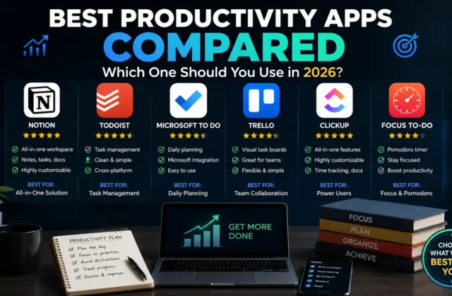 Best Productivity Apps Compared: Which One Should You Use in 2026?
