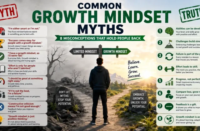 Common Growth Mindset Myths: 8 Misconceptions That Hold People Back