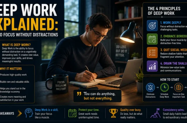 Deep Work Explained: How to Focus Without Distractions