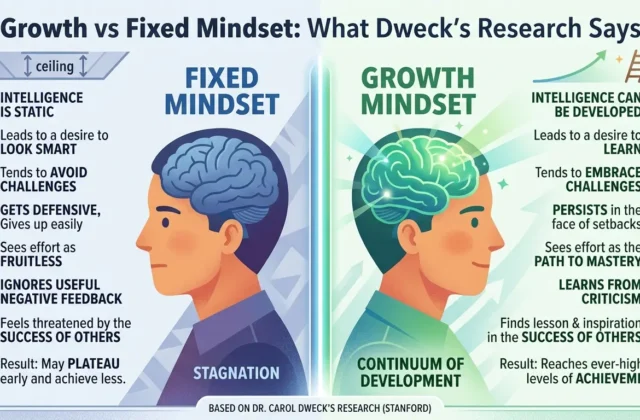 Growth vs Fixed Mindset: What Dweck’s Research Says