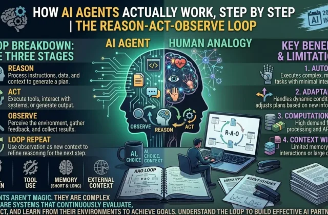 How AI Agents Actually Work, Step by Step | The Reason-Act-Observe Loop Explained
