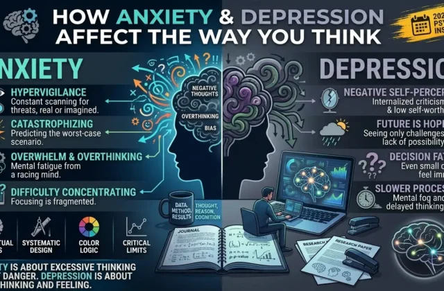 How Anxiety & Depression Affect the Way You Think
