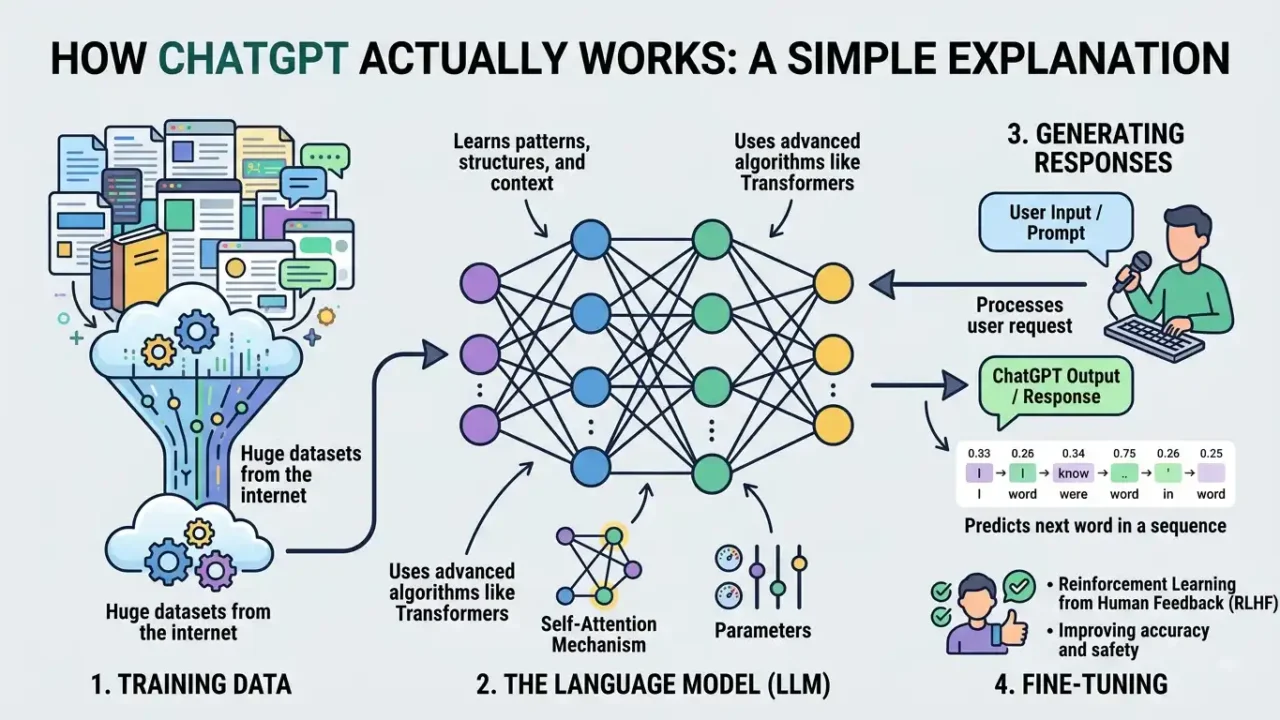 How ChatGPT Actually Works: A Simple Explanation