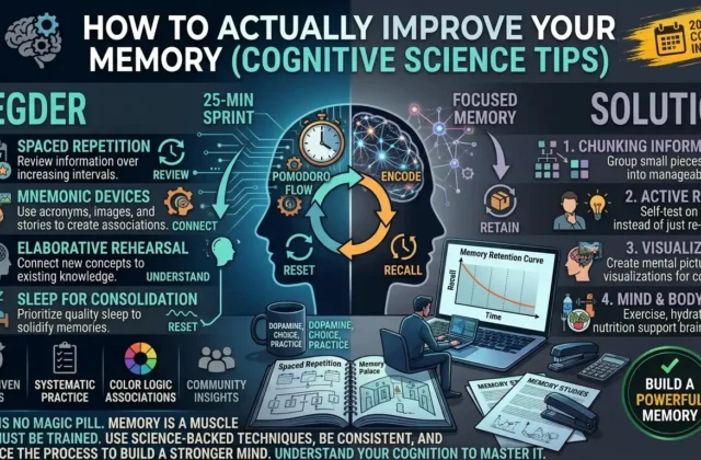 How to Actually Improve Your Memory (Cognitive Science Tips)