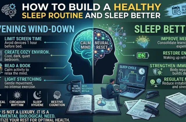 How to Build a Healthy Sleep Routine and Sleep Better