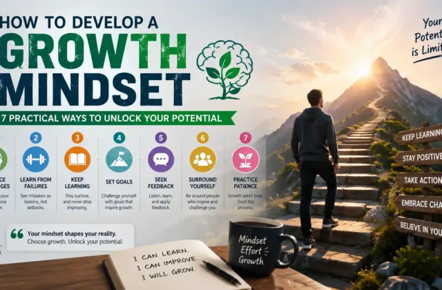 How to Develop a Growth Mindset: 7 Practical Ways to Unlock Your Potential