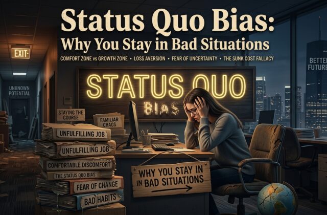 Status Quo Bias: Why You Stay in Bad Situations
