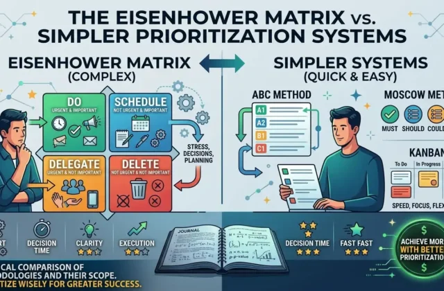 The Eisenhower Matrix vs. Simpler Prioritization Systems