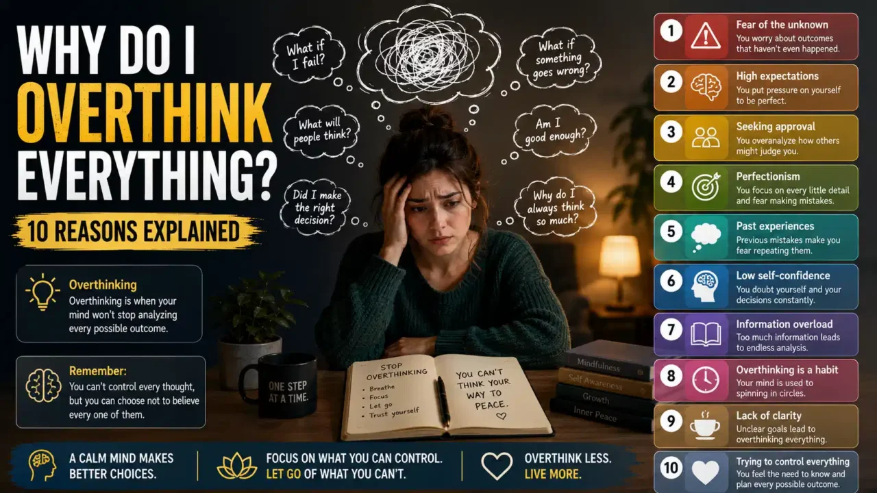 Why Do I Overthink Everything? 10 Reasons Explained