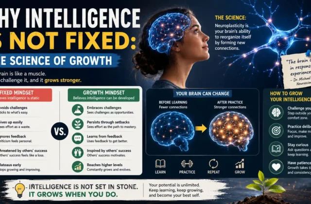 Why Intelligence Is Not Fixed: The Science of Growth