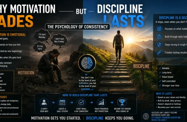 Why Motivation Fades but Discipline Lasts: The Psychology of Consistency