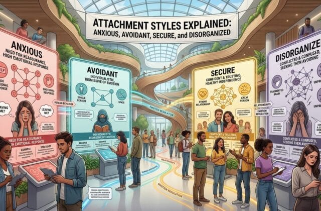 Attachment Styles Explained: Anxious, Avoidant, Secure, and Disorganized