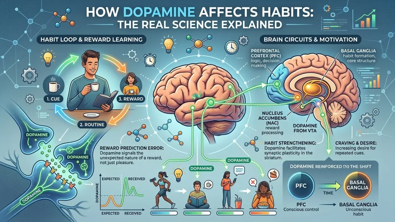 How Dopamine Affects Habits: The Real Science Explained