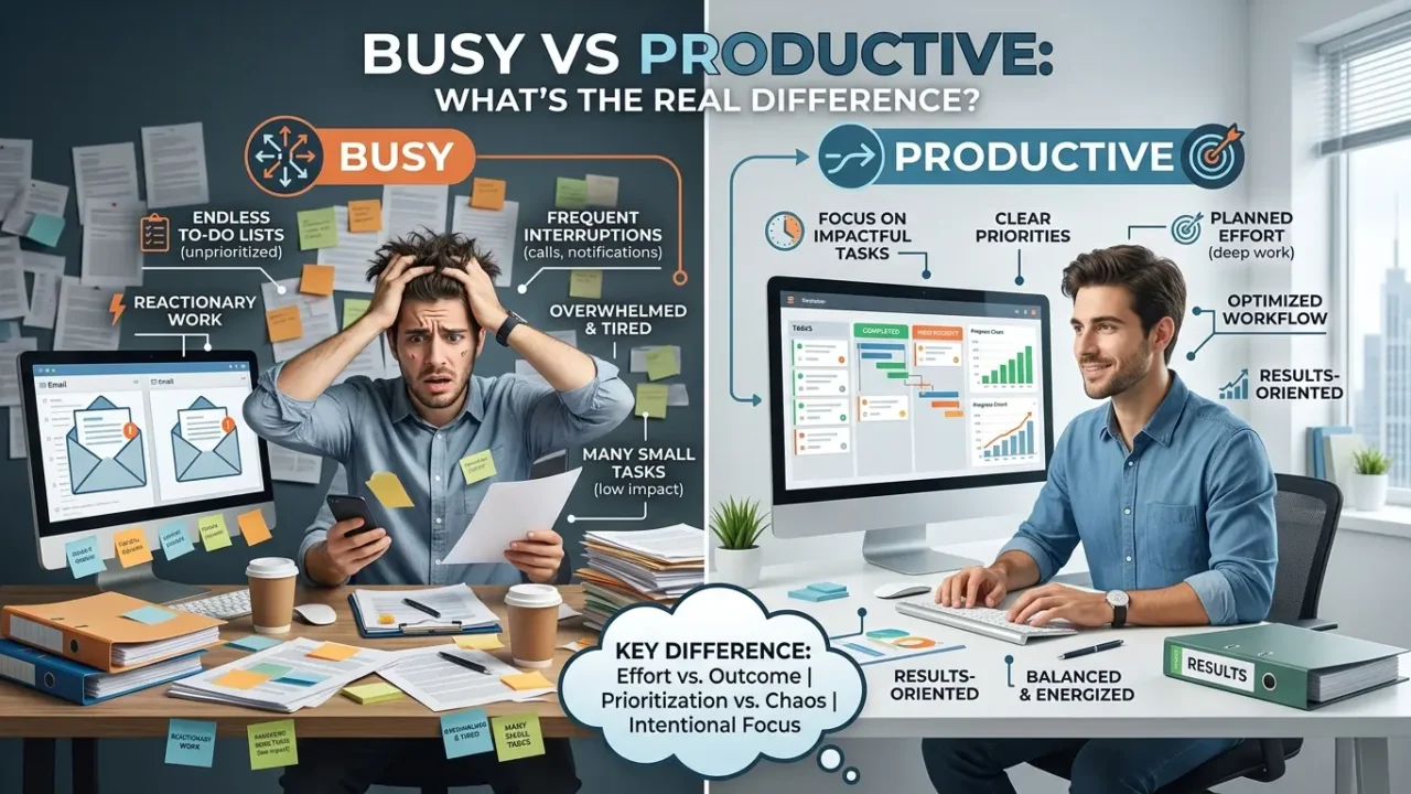 Busy vs Productive: What’s the Real Difference?