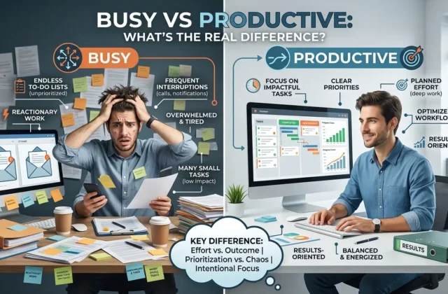 Busy vs Productive: What’s the Real Difference?